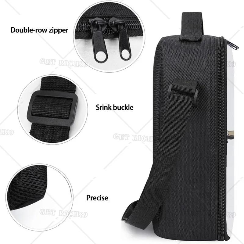 Watercolor Christmas Trees Reusable Insulated Lunch Bag for Men Women Christmas Theme Cooler Tote Boxfor Work Picnic or Travel