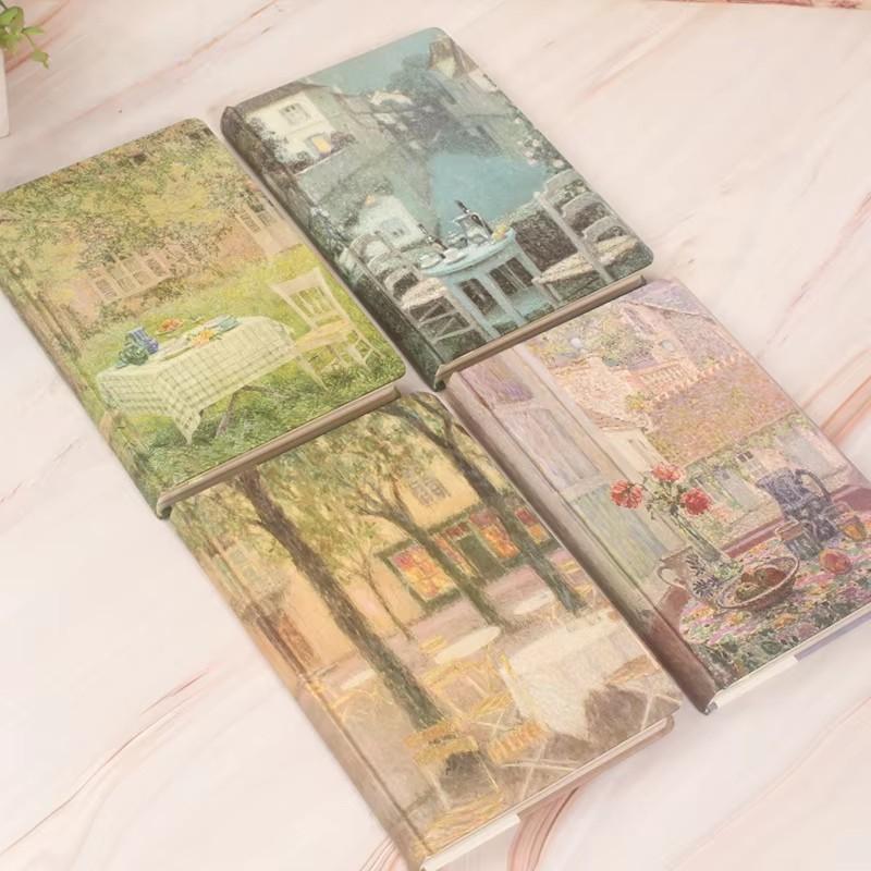 Hardcover Retro Color Inner Pages Hardcover Diary Notebook Notebooks