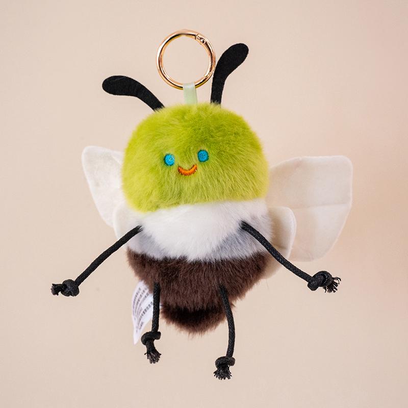 Creative Insect Doll Plush Toys Cute Funny Moth, mosquito, cicada, dragonfly, pink butterfly Pendant for Home Decoration Gift