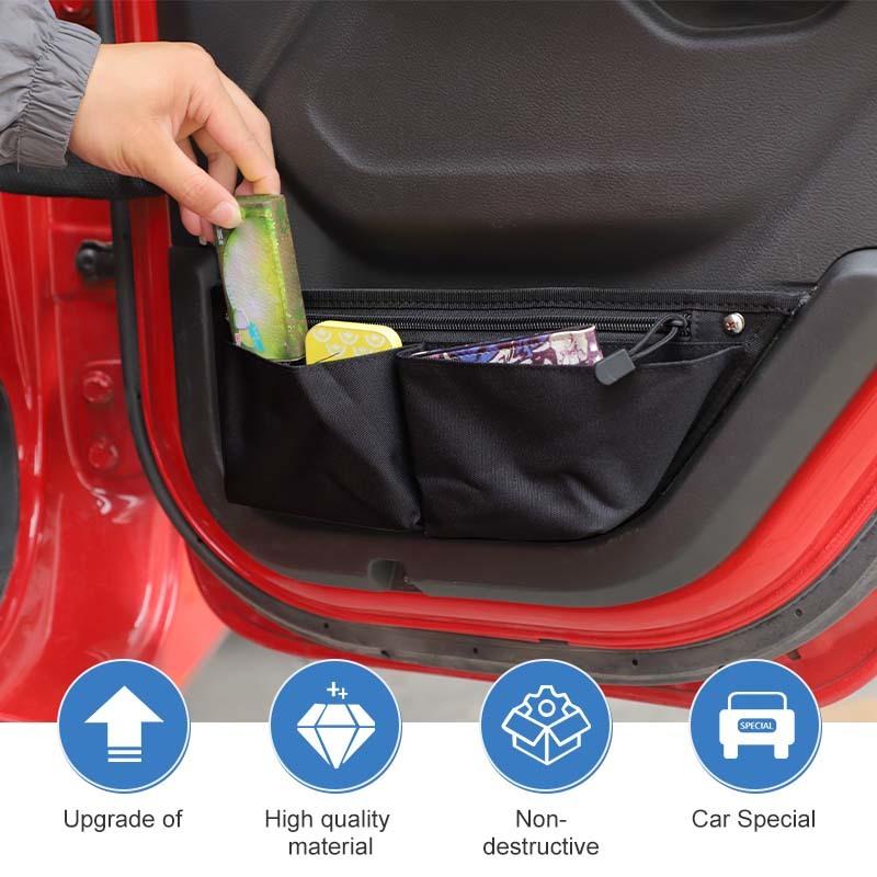 Netz-Aufbewahrungstasche für die hintere Tür Organizer Behälter für Jeep Wrangler JL Für JT Gladiator 2018 Up Verstauen Aufräumen Zubehör