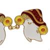 2Pcs Cartoon Collar Clip Funny Fashion Jewelry Gifts Creative Lapel Pins Cute Badge Brooch for