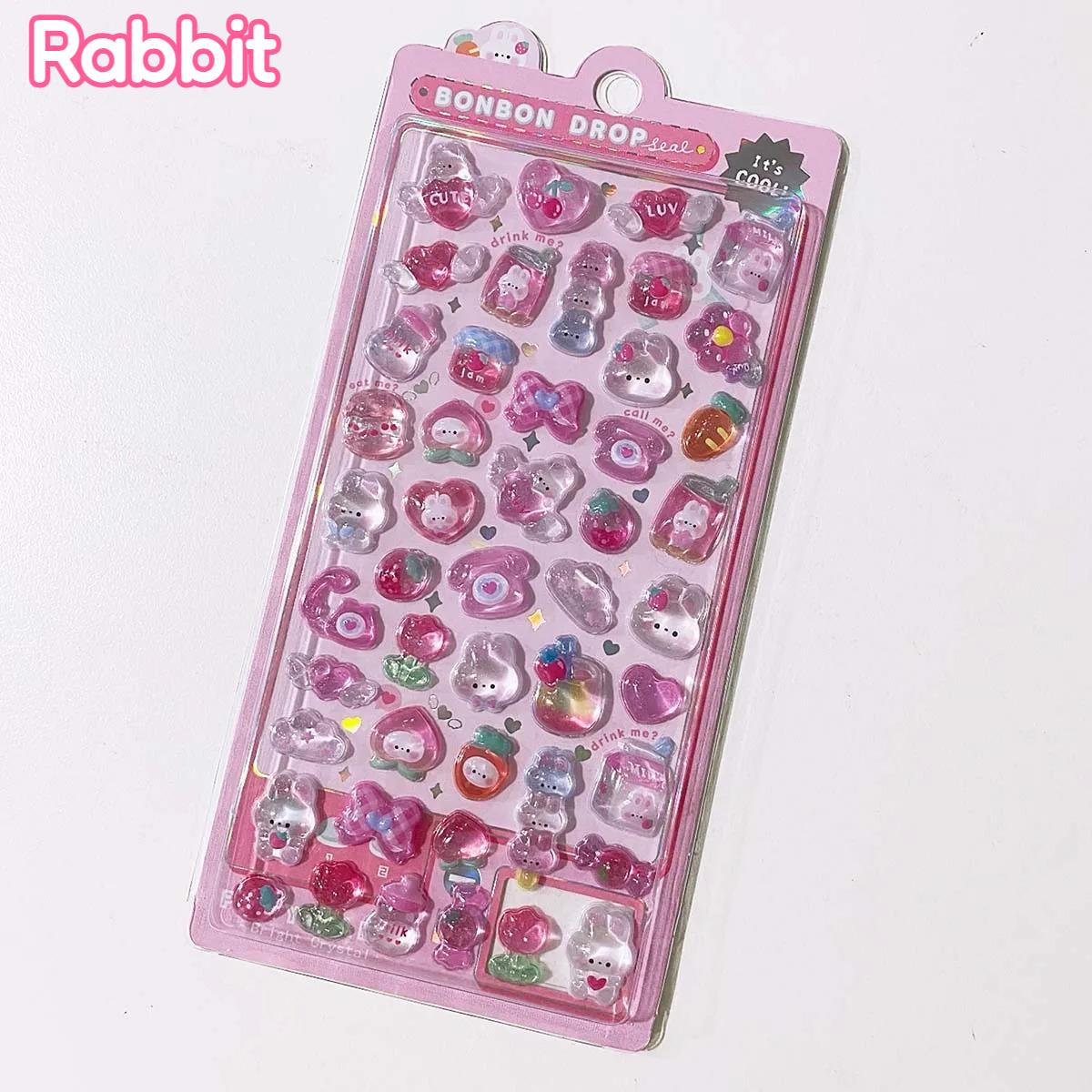 3D Relief Glow in The Dark Animal Stickers, High-value Cartoon Waterproof DIY Decorative Stickers, Children s Toys
