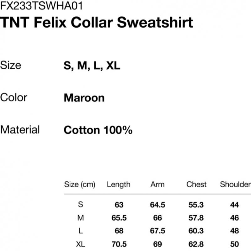 Thisisneverthat Tnt Felix Kragen Sweatshirt Kastanienbraun