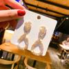 Cute Female Big Water Drop Earrings Fashion  Color Gold Wedding Earrings Jewelry Vintage Long Dangle Earrings For Women