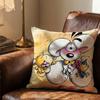 Cartoon D-Diddl Ratte Kissenbezug Weich & Leicht zu Waschen Kissenhülle – Vielseitig für Sofa, Bett, Reisen und Büro