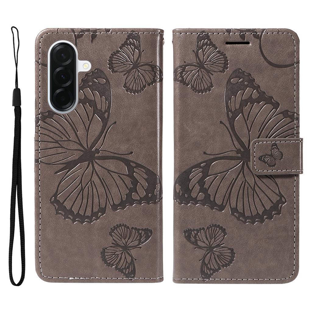 For Samsung Galaxy A37 5G Wallet Case Floral Butterfly Imprinted Leather Phone Cover Stand