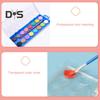 1 Set Watercolor Paints 16 Colors Solid Watercolor Pigments Water-Soluble Paints Portable Watercolor Palette for School Projects Travel