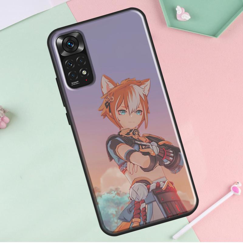 Genshin Impact Gorou For Redmi Note 12 Pro Plus Cover For Redmi Note 10 8 9 11 Pro 12S 11S 10S 9S 9C 10C 12C Case