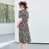 High End Women's Lapel Dress, 2026 Summer New Collection, Waist Cinching Temperament, Ladies' Mid Length Dress