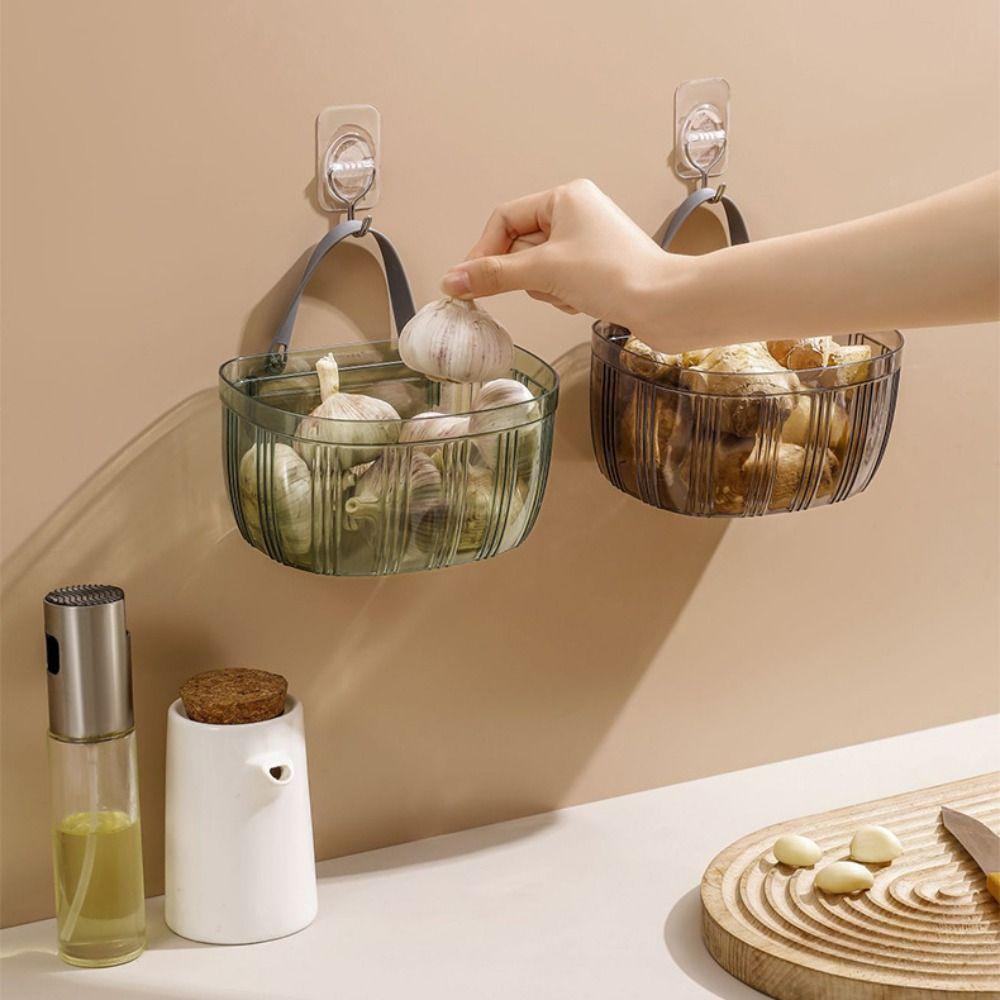 Creative Storage Rack Wall Mounted Storage Box Multi-Function Small Hanging Basket  Bathroom