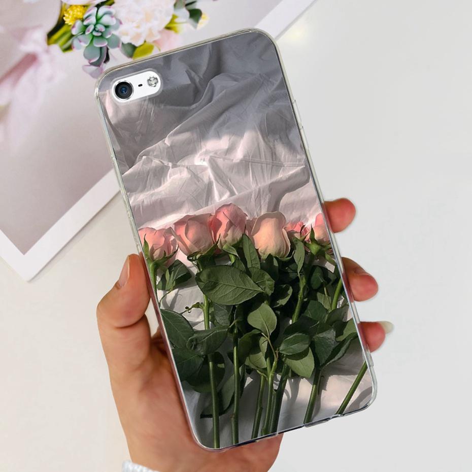 Lovely Printing Phone Case For iPhone 5 5s SE (2016) Soft Silicone TPU Back Cover For iPhone SE 2016 iPhone5 iPhone5s 4.0"