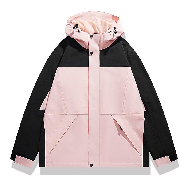 Outdoor Jacket Couple Spring and Autumn Mountaineering Suit Men and Women with The Same Three-proof Hooded Jacket