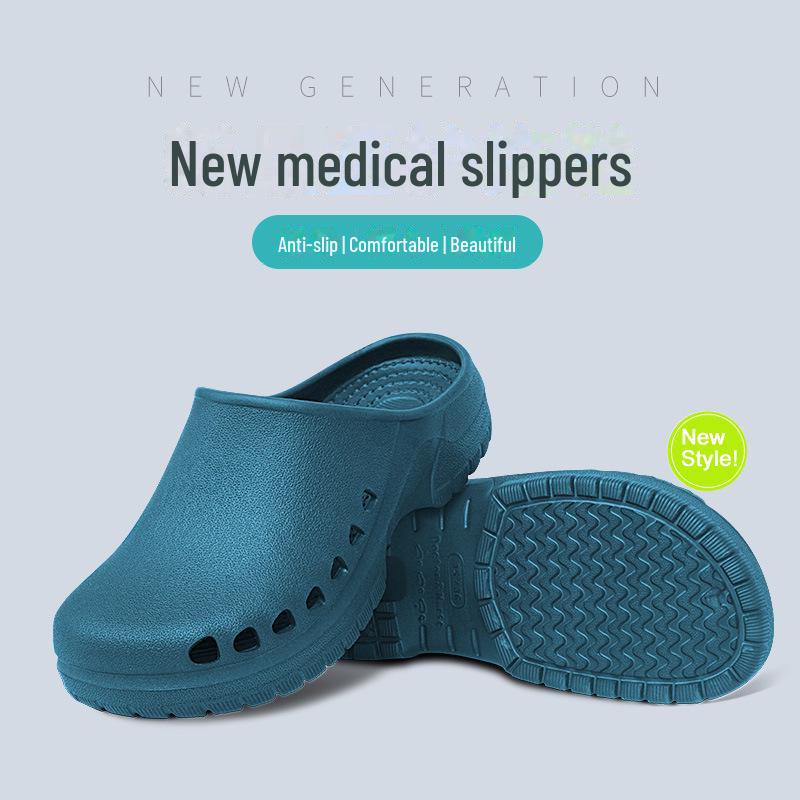 Breathable Closed Toe Surgery Slippers: Unisex Nurse and Doctor Work Shoes