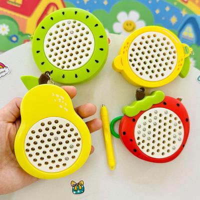 Cross-border Creative Animal Fruit Magnetic Drawing Keychain Toy for Stress Relief