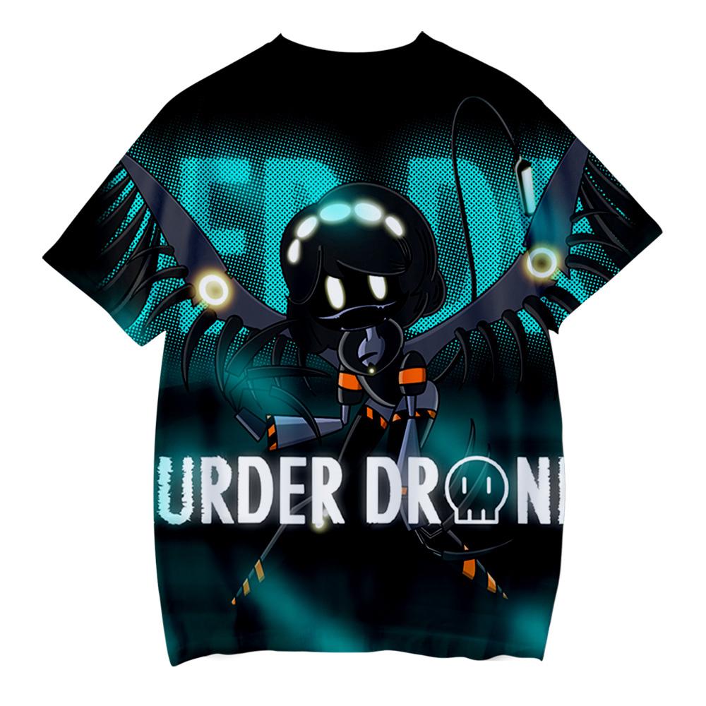 Murder Drones Anime Women Men's T-shirts Graphic Shirt Cartoon Printed O-Neck Oversized Short Sleeves Fashion Mens Clothing Streetwear