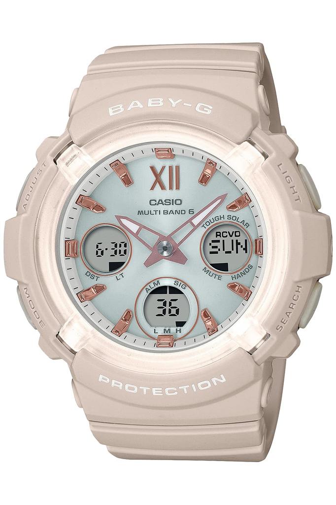 Casio Baby-G Radio-Controlled Solar Watch BGA-2800-4A2JF Women's Pink Beige