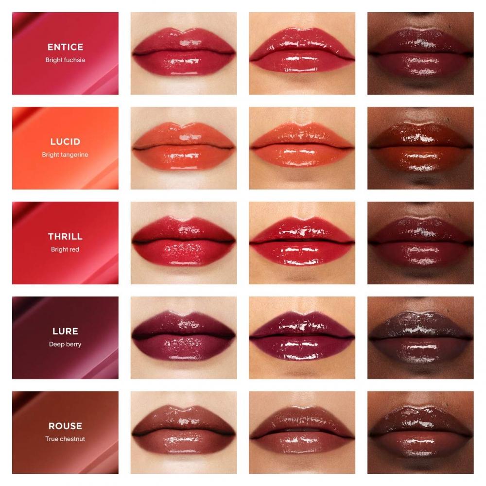 HourGlass Phantom VolumizinG Glossy Lip Balm .05 Oz   1.7 G Invite 80 Rosy Brown With Gold Pearl