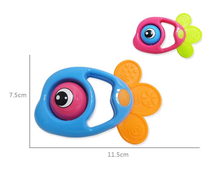Eco-Friendly Baby Teether & Hand Rattle Toy for 0-12 Months