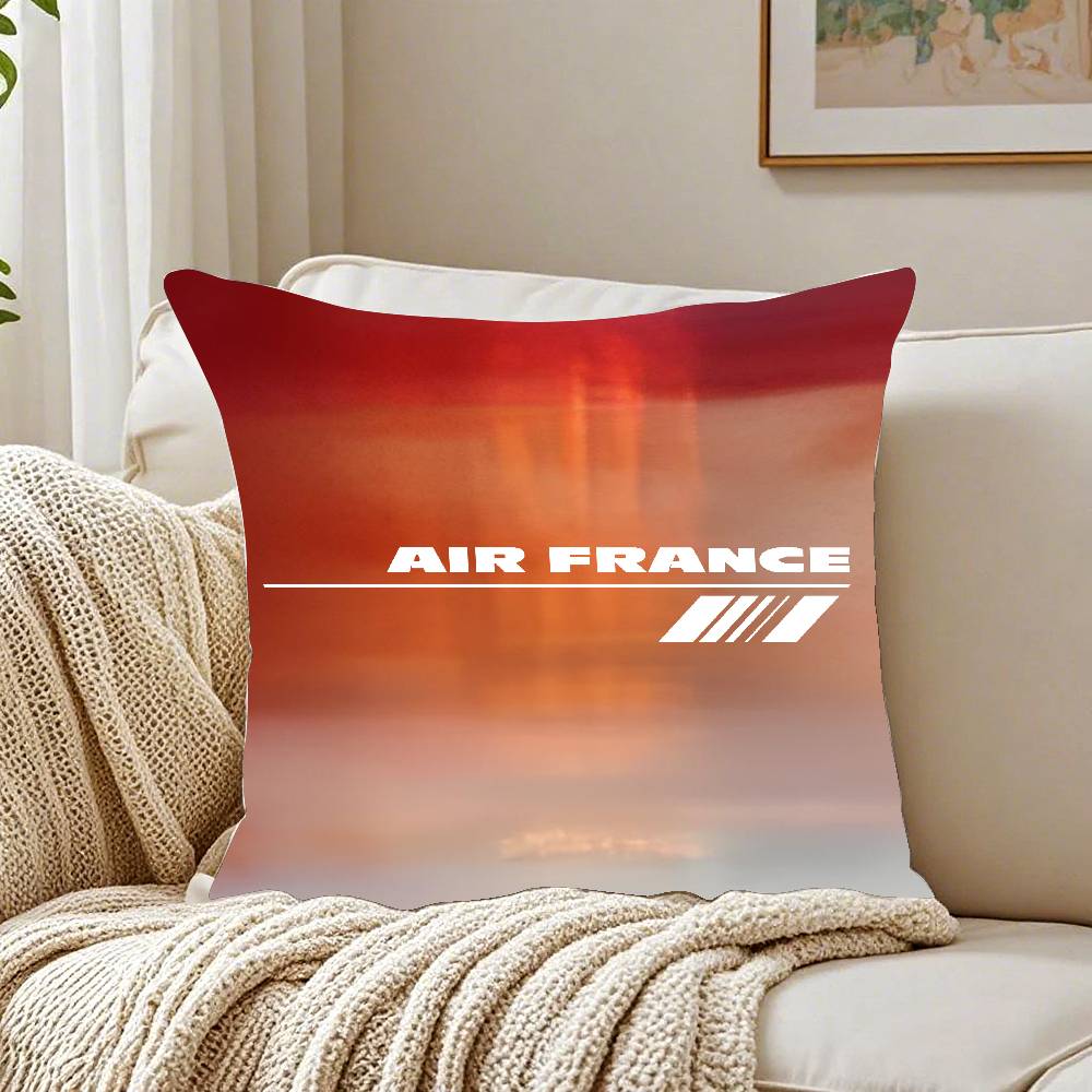 Air France Pillow Case Pattern Printed Pillowcase For Living Room Sofa Cushion Cover & Bedroom Decor