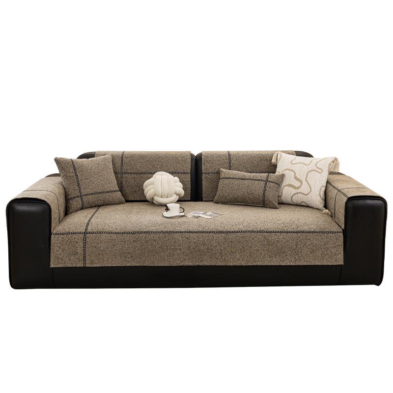 Universal Non-slip Leather Sofa Cushion Cover - All-Season, High-End Feel