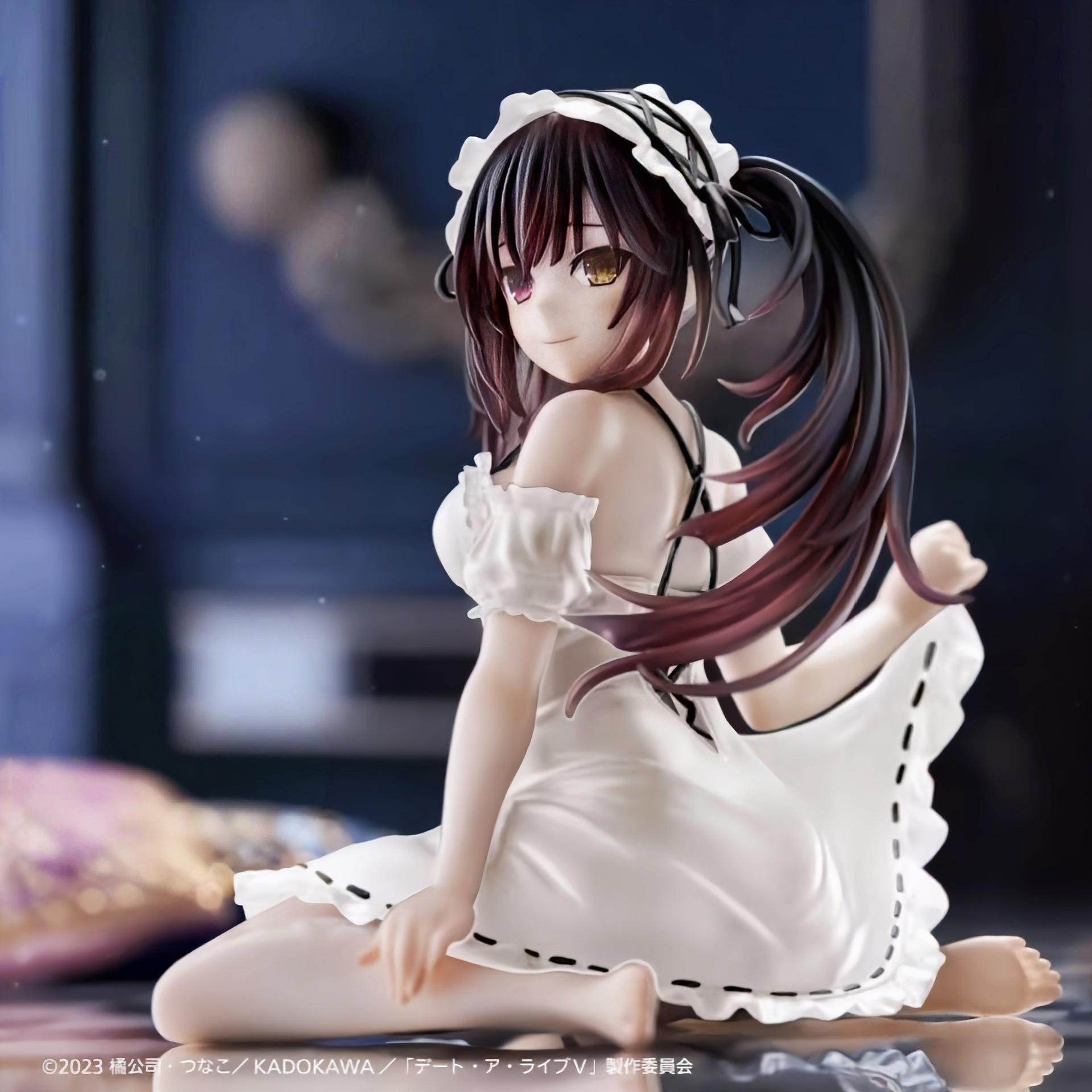 

The anime hand-made tabletop decoration model was distributed on behalf of Qi Kuangsi s pajama scene animation Desktop ornament белый
