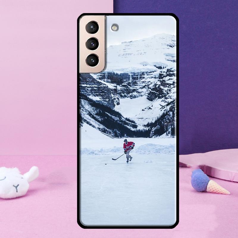 Ice Hockey Sport Phone Case For Samsung Galaxy S25 Ultra S24 S23 Ultra S9 S10 S20 S21 S22 Plus S24 FE Cover