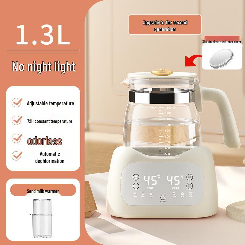 Multi-Functional Electric Kettle & Baby Formula Maker - Constant Temperature Tea Brewer & Health Pot.
