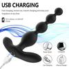 Silicone Anal Plug Wireless Remote Control Vibrator Butt Beads Anus Masturbator Male Prostate Massage Sex Toys For Woman And Man