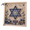 Plastic Art Material DIY Hanukkah Pearl Kit, 3D Mosaic Bead Craft Set, Creative Diy Kit for Adults Ritual Activity Making Traditional Holiday