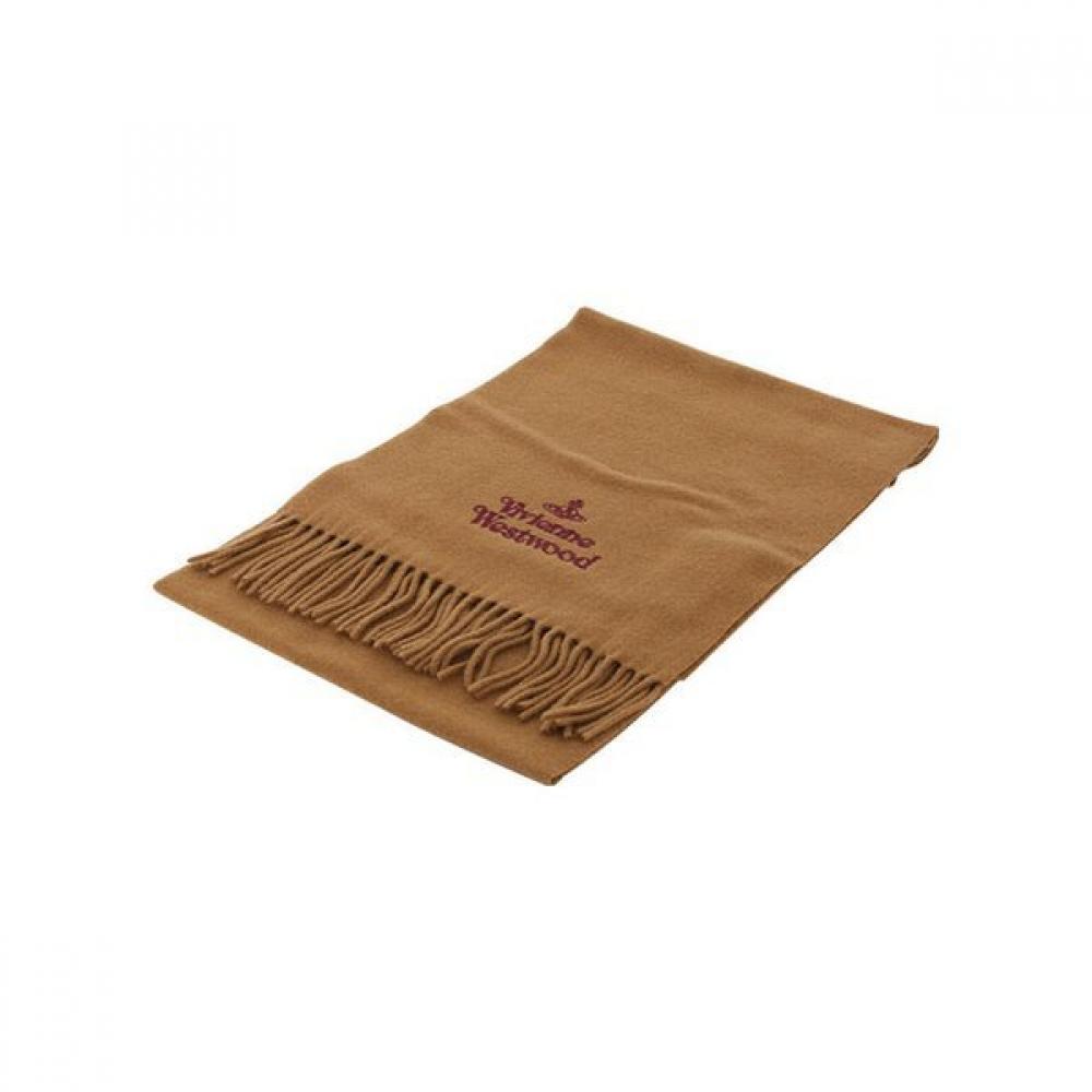 

Vivienne Westwood Luxury Vivienne Westwood Vivienne Westwood 24fw Orb Вышитый логотип Шерсть CAMEL，ONE