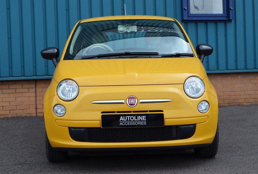 Overlays for Mirrors 2007-2015 (2 Pcs, Natural Carbon) for Fiat 500/500L
