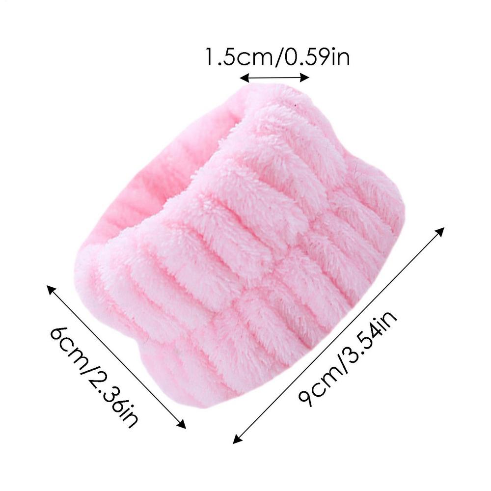 2pcs Wrist Spa Washband Washing Wristbands Wash Towel Band for Washing Face Absorbent Wristbands Womens All-match Wristband