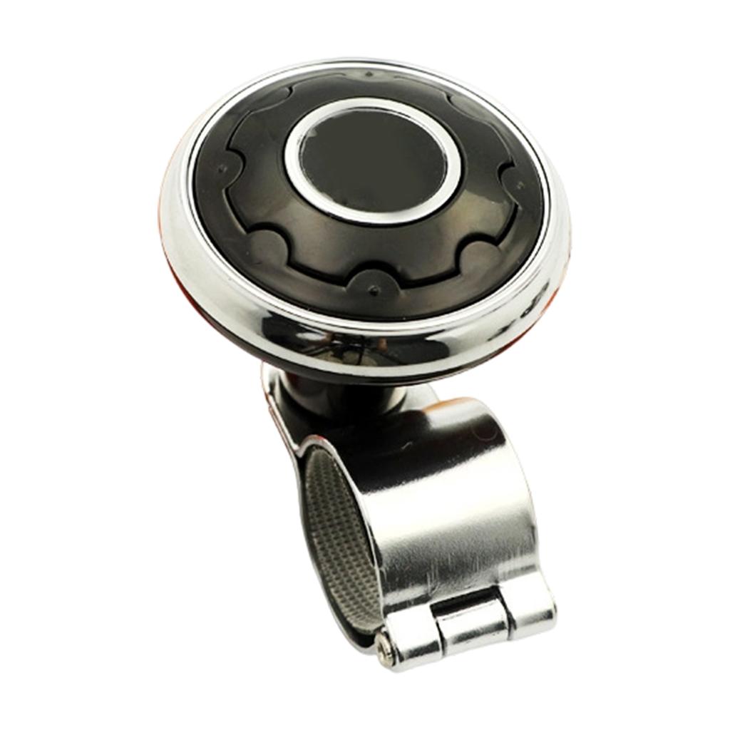 ABS Steering Wheel Spinner with Plate Rings Heavy Duty Tool for Easy Control & Enhanced Driving Experience