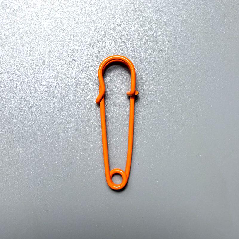 Colorful DIY Brooch Decoration: 75mm Safety Fixing Pin for Clothes
