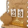 Eid Mubarak countdowns Calendar Decorative Wooden for Centerpiece
