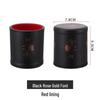 Premium Leather Sound-Dampening Dice Cup Set with Dice Tower & Pattern for Bars and Speakeasies