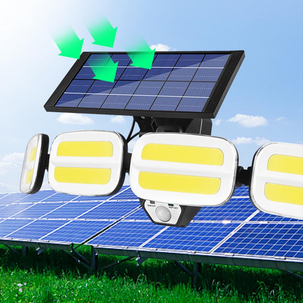 TAIKOO Wireless Solar Light with Remote Control Garden Lights Outdoor Sensor Wall Light