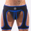 Backless Snax Black-Blue - Sparta's Harness - JockStrap
