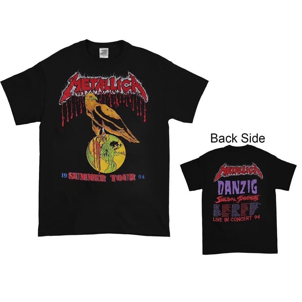 

1994 Metallica Summer Tour Чорна двостороння футболка унісекс XXXXXL чорний