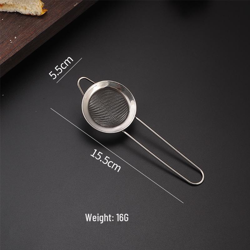 Large Stainless Steel Fine Mesh Colander and Oil Skimming Spoon