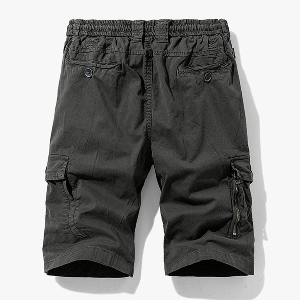 Men's Trendy   Versatile  Five-pocket Pants  Workwear Shorts  Outdoor Sports