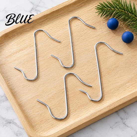 Christmas Tree Accessory Festive Hangers Hooks Metal Pcs Ornament Kit 100 S-Shaped Hangers Hooks