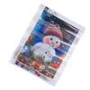 Rhinestone Painting Christmas Snowman Pattern DIY Home Wall Decoration Picture 30x40cm