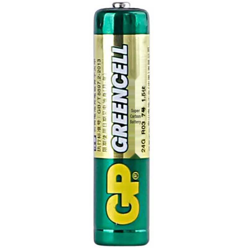GP AAA Carbon-Zinc Batteries CN plug (adapter included)
