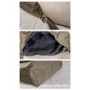 Large Capacity Nylon Shoulder Bag Women Casual Crossbody Sling Bag Lightweight Everyday Tote with Wide Adjustable Strap Crescent Bag