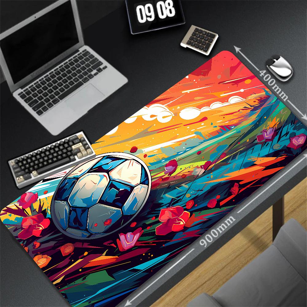 Velká podložka pod myš Anime Fotbal Kreslená podložka na stůl Herní příslušenství pro PC Podložka pod myš Vlastní stolní podložky Protiskluzová gumová podložka pod klávesnici
