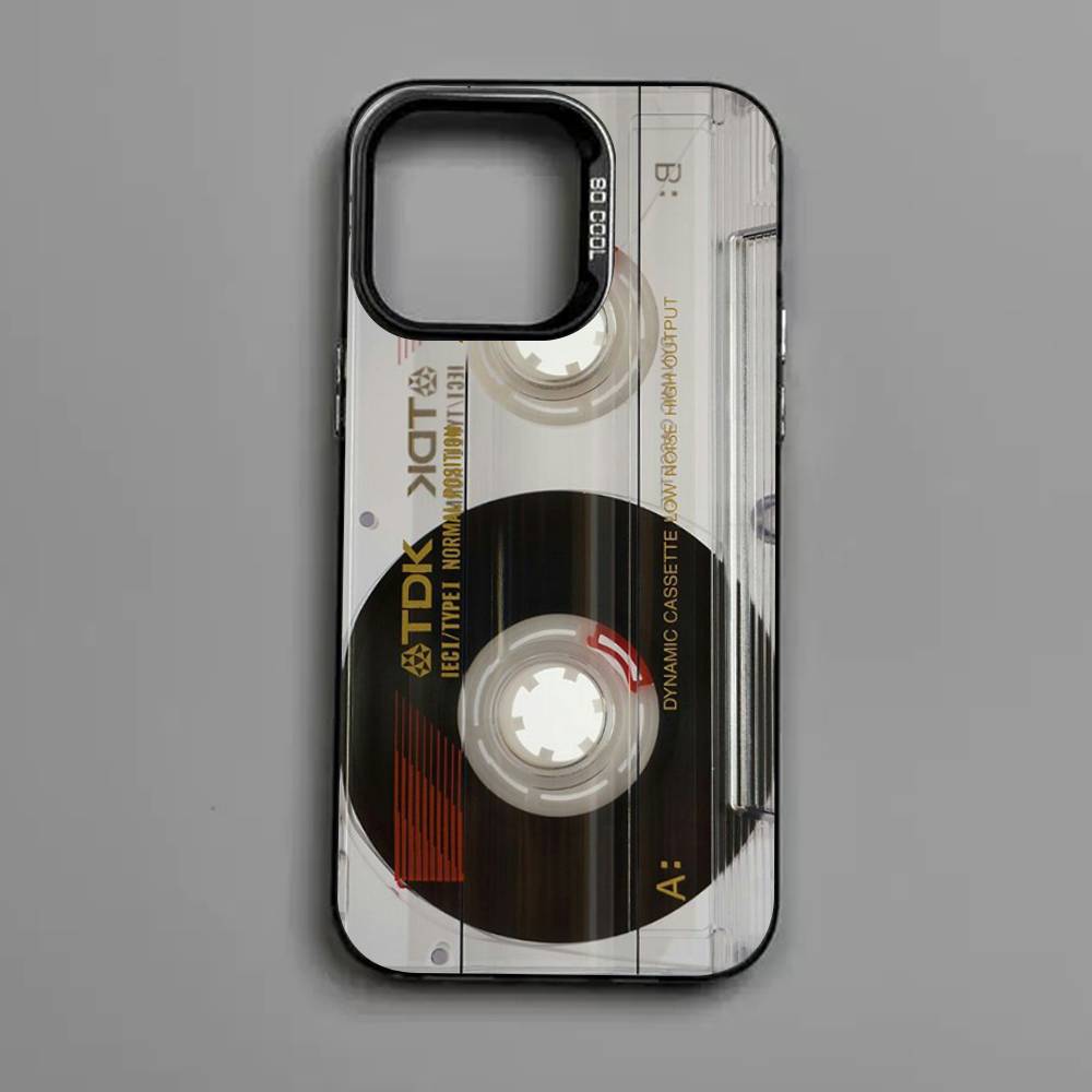 Vintage Cassette Tape Retro Style Phone Case For IPhone 17 Air 16 e 15 14 13 12 11 Pro Max Plus Mini SE 2020 2022 Anti Fall