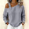 2026 Off-the-Shoulder Asymmetrical Long Sleeve Women's Fashion Camisole
