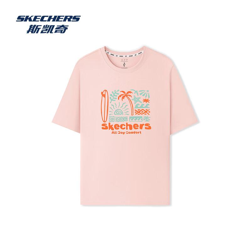Skechers Unisex Knitted Short Sleeve T-Shirt L226U023 S