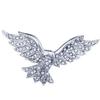 Eagle Rhinestone Alloy Brooch - Trendy Unisex Fashion Pin & Clothing Accessory
